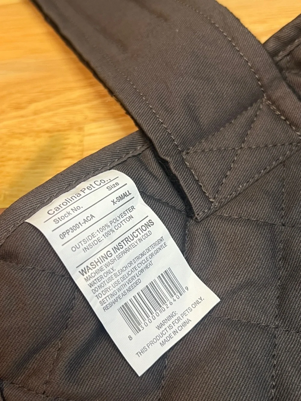 Pendleton "Acadia" Dog Vest Coat X-Small Reversible Pet Fleece - Picture 4 of 9